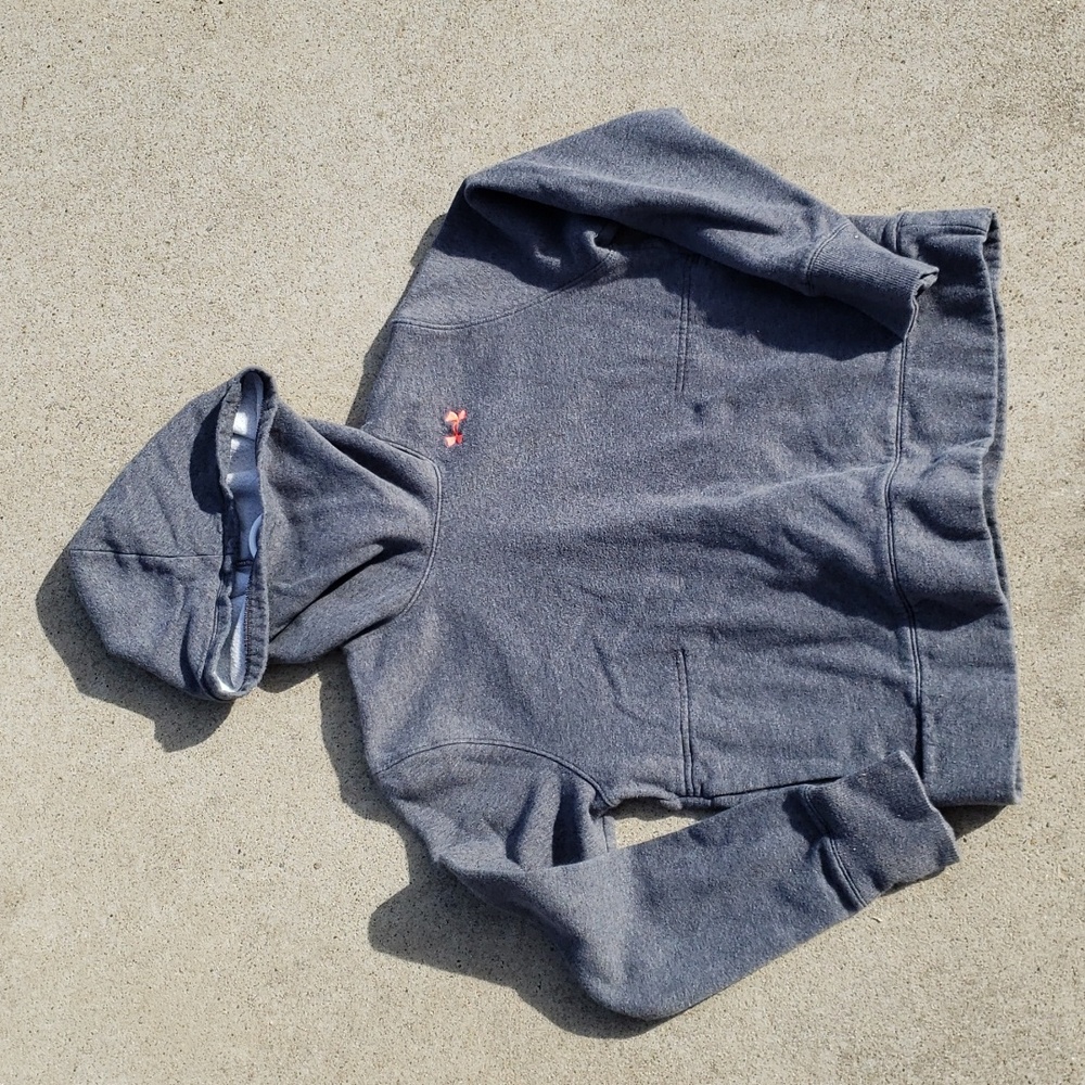 Under Armor Loose Hoody Hooded Sweatshirt Women's Medium Cotton